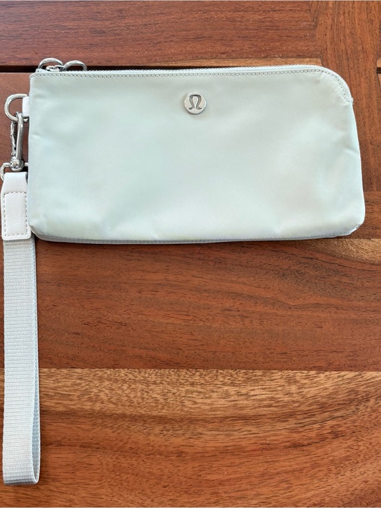 lululemon athletica Handbags - lululemon athletica cream Wristlet Clutch with Strap